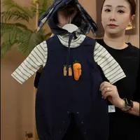 新款秋季宝宝衣服新生儿休闲长袖套装秋天儿童外出服婴幼儿三件套