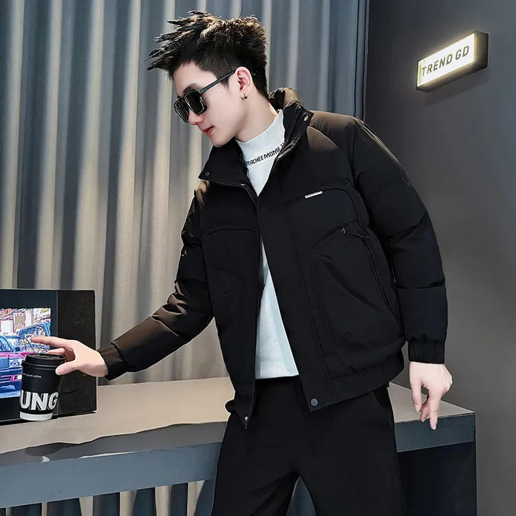 立领棉服男款冬季加厚保暖棉袄子2025新款爆款高级感男装冬款棉衣