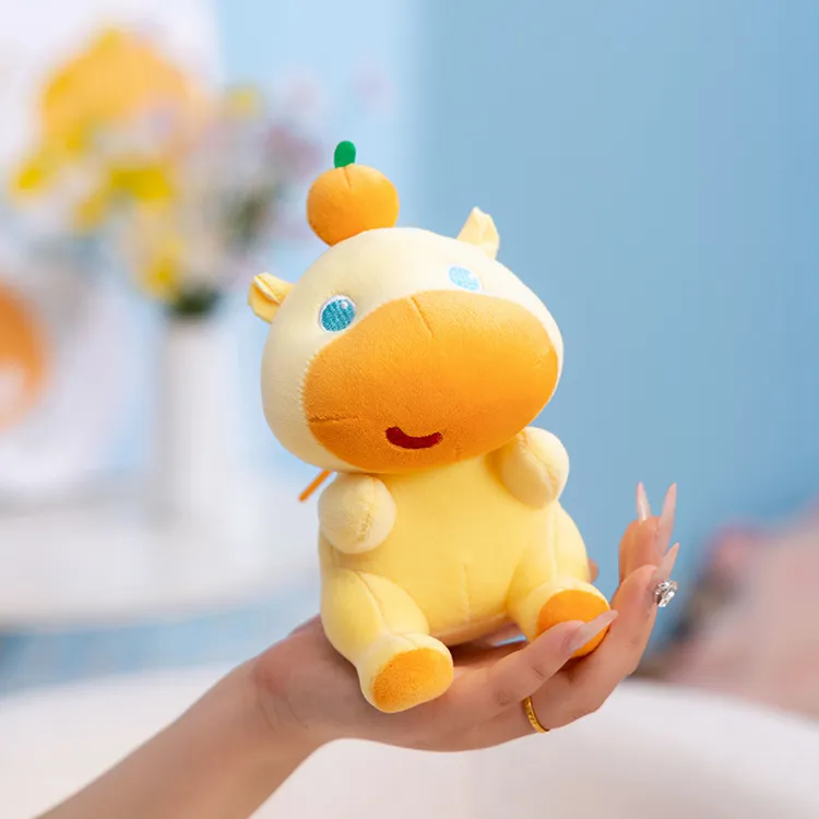 可爱公仔水豚噜噜呆萌表情玩偶宿舍摆件女生礼物包包挂件配饰