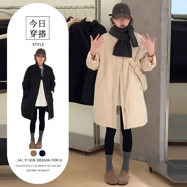 韩版慵懒风减龄派克服保暖棉服女2025秋冬新款时尚加厚外套上衣潮