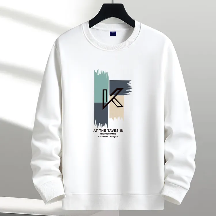 15-18岁帅气秋冬加绒卫衣青少年学生潮流爆款时尚百搭圆领长袖