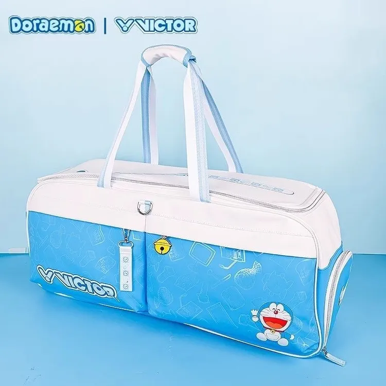 VICTOR/威克多羽毛球包哆啦A梦联名运动包双肩包矩形包BR5035DRM