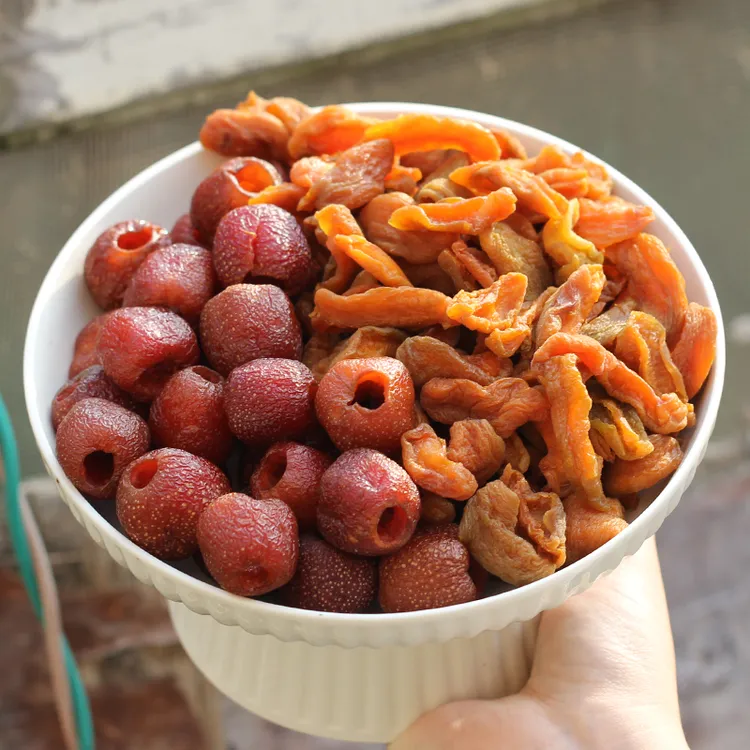 【杏干空心山楂组合】8酸杏干6酸山楂肉脯无核水果干孕期解馋零食