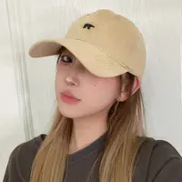 复古帽子女显脸小刺绣棒球帽休闲百搭鸭舌帽HT