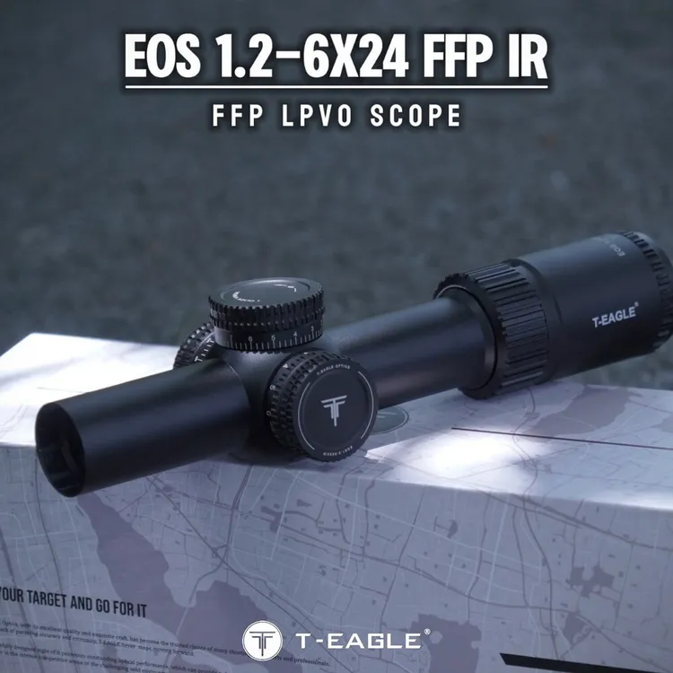 突鹰前置速瞄EOS1.2-6FFPIR十字镜速瞄高抗震薄壁微光夜视望远镜