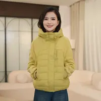 【90白鸭绒】枫竺阿楠anan连帽拼接休闲羽绒服女秋冬装出游保暖外套