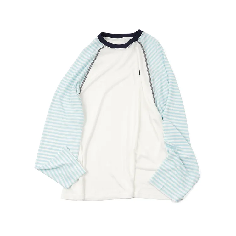 【拼接条纹慵懒上衣】LG5ZA0462