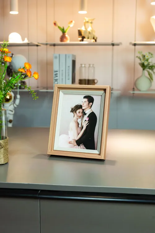 高端定制照片木质相框摆台可用于书房客厅卧室装饰