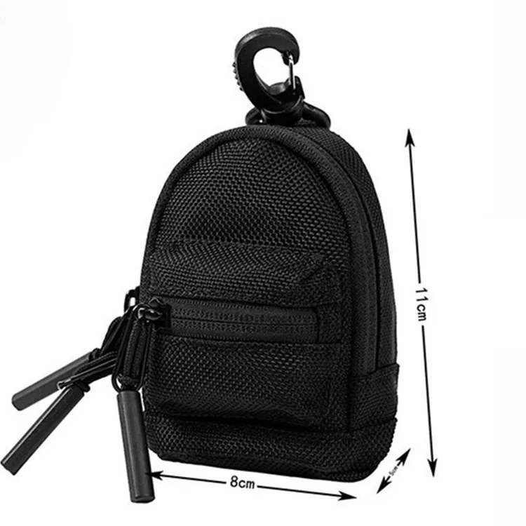 弹道尼龙迷你挂包零钱包嘻哈卡包耳机包钥匙包副包个性挂脖小包潮