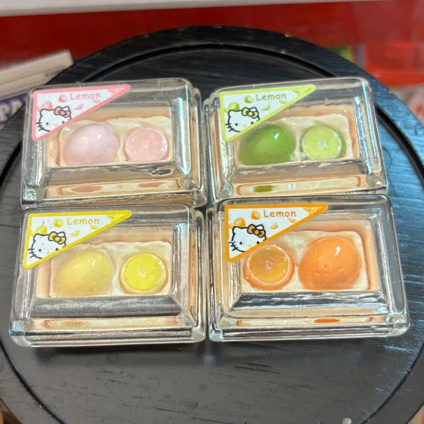 尼酱定制树脂食玩-一盒柠檬～四色！均装全亮！透明微瑕!底面不保