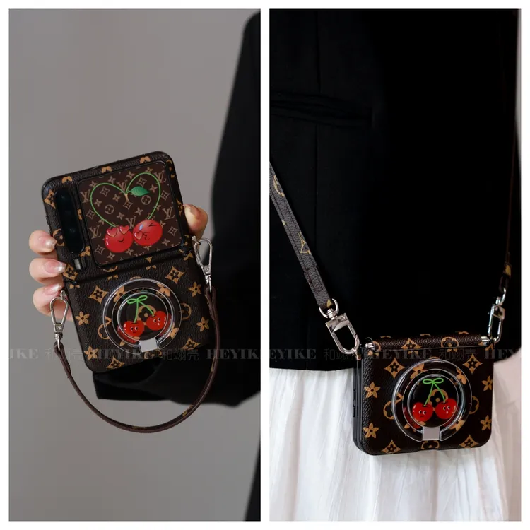 潮牌复古印花适用华为purax手机壳典藏版mixflip2磁吸支架pocket2