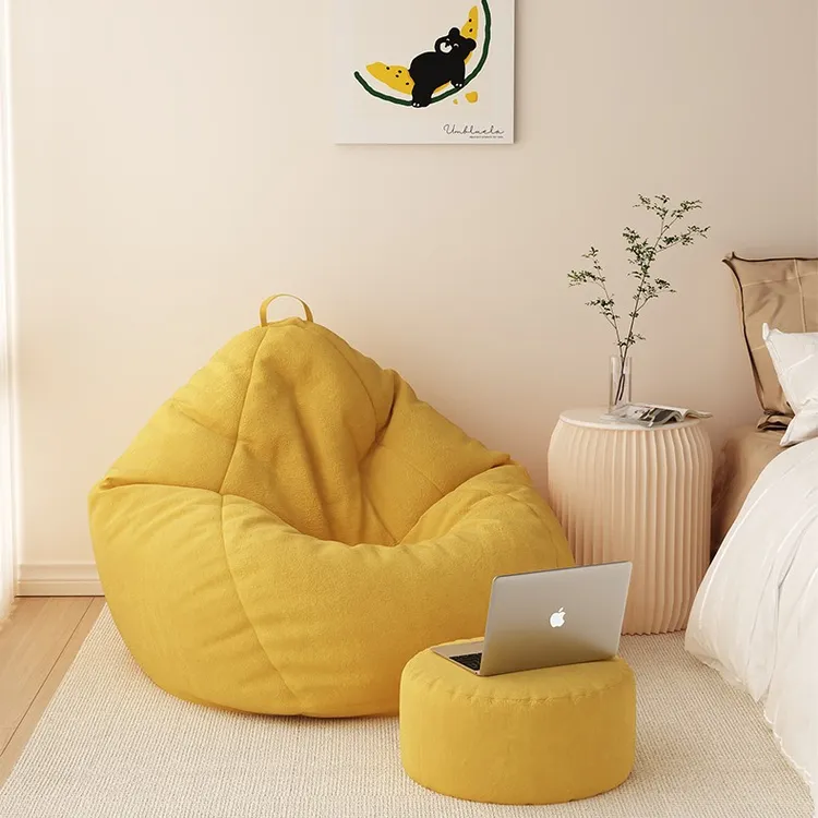 懒人沙发榻榻米豆袋EPP粒子可躺睡可卧地上超大号单人小型靠背椅