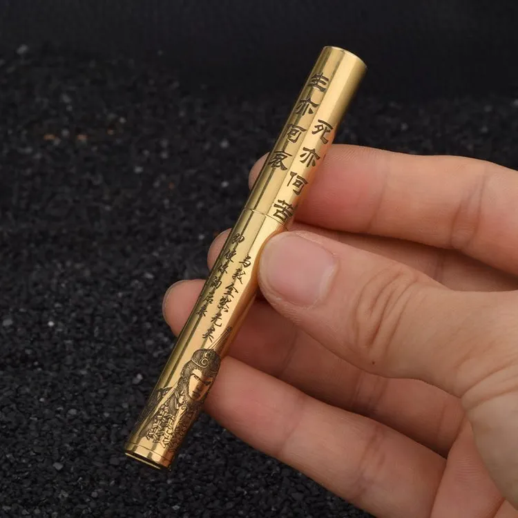 黑神话悟空如意金箍棒打火机纯铜双截棍煤油打火机创意男女打火机