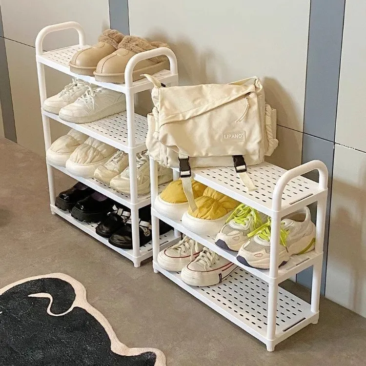 简易鞋架宿舍小型学生可移动多层桌下鞋架子鞋柜鞋子收纳神器gh