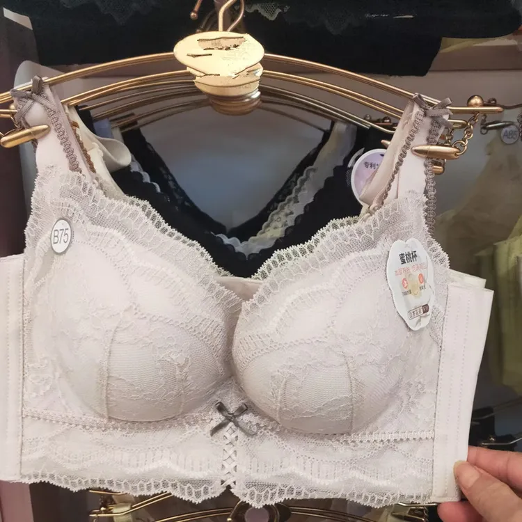 舒适文胸25年新款加厚AB杯无钢圈后五排扣调整型内衣LJH1A1