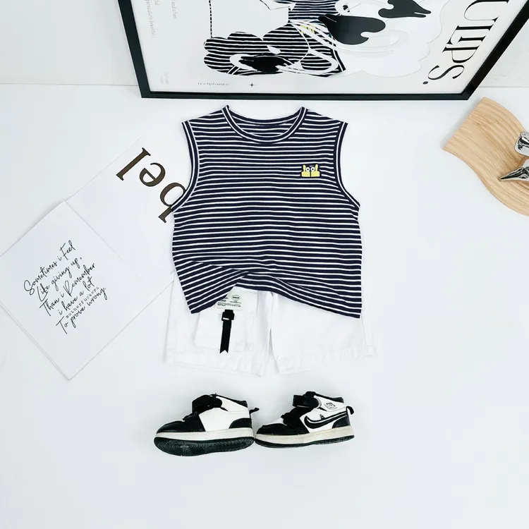 男童背心儿童夏装夏款无袖t恤夏季薄款夏装 WG28226