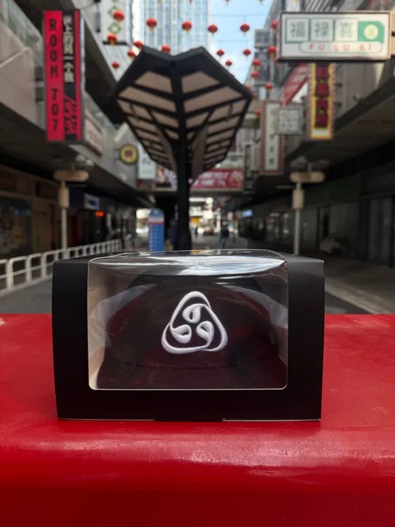 极简风渔夫帽刺绣街头风圆顶帽子新娘运动休闲潮流黑色福禄