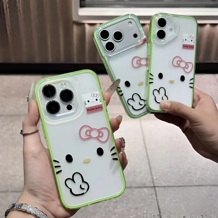 大脸比耶KT适用苹果17/16/15/14/13promax手机壳12/11防摔