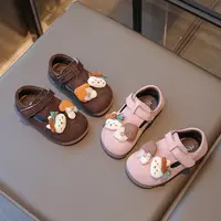 女童小皮鞋2025春秋新款卡通勃肯鞋儿童复古软底软面中小童宝宝鞋