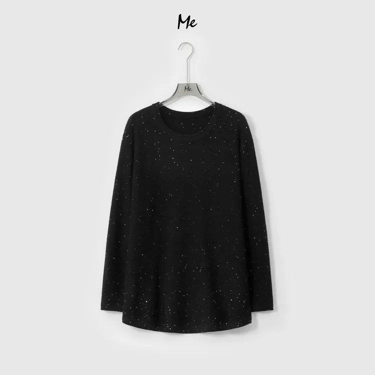 ME【坠入银河】阿拉善山羊绒满天星松软亲肤时尚保暖毛衣MESA5146