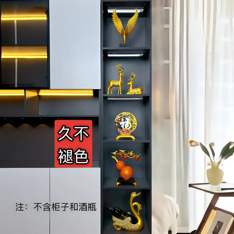 新款个性网红轻奢高档摆件工艺品玄关酒柜纯手工室内乔迁新居送礼