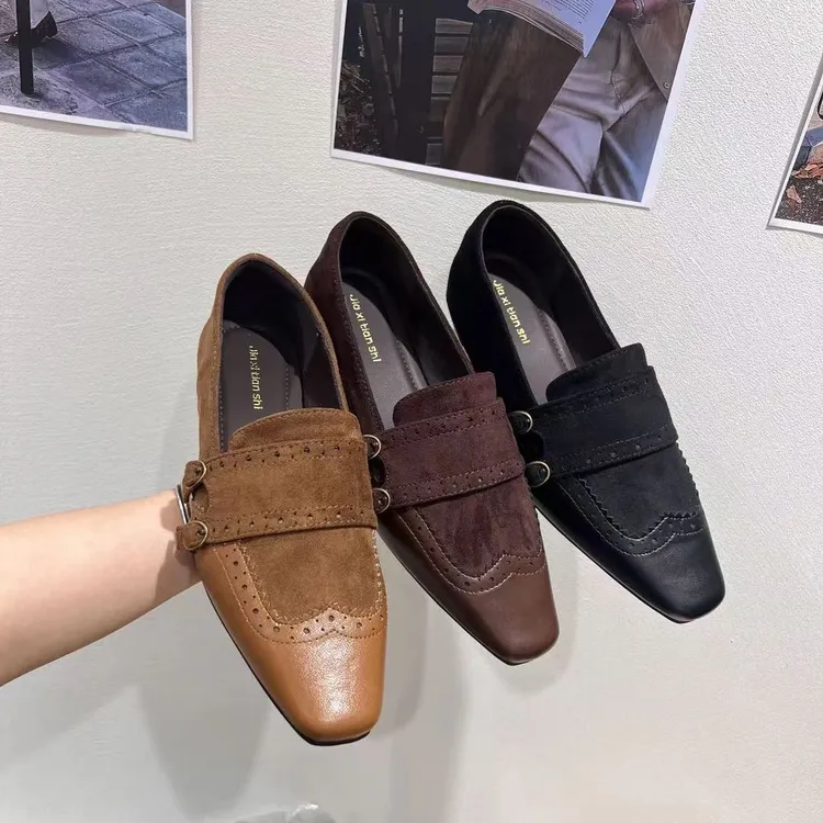 2180-6 主推韩版时尚百搭气质爆款秋季新款日常女鞋单鞋