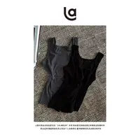 La La Begin"贴贴"直角肩羊毛莫代尔魔力背心