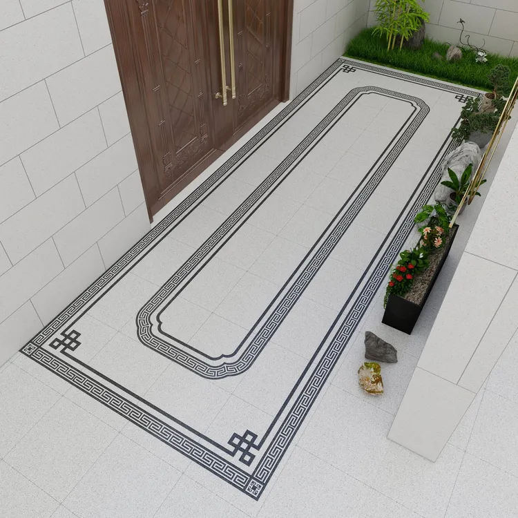 中式庭院地砖室外防滑耐磨地铺石别墅花园拼花造型瓷砖