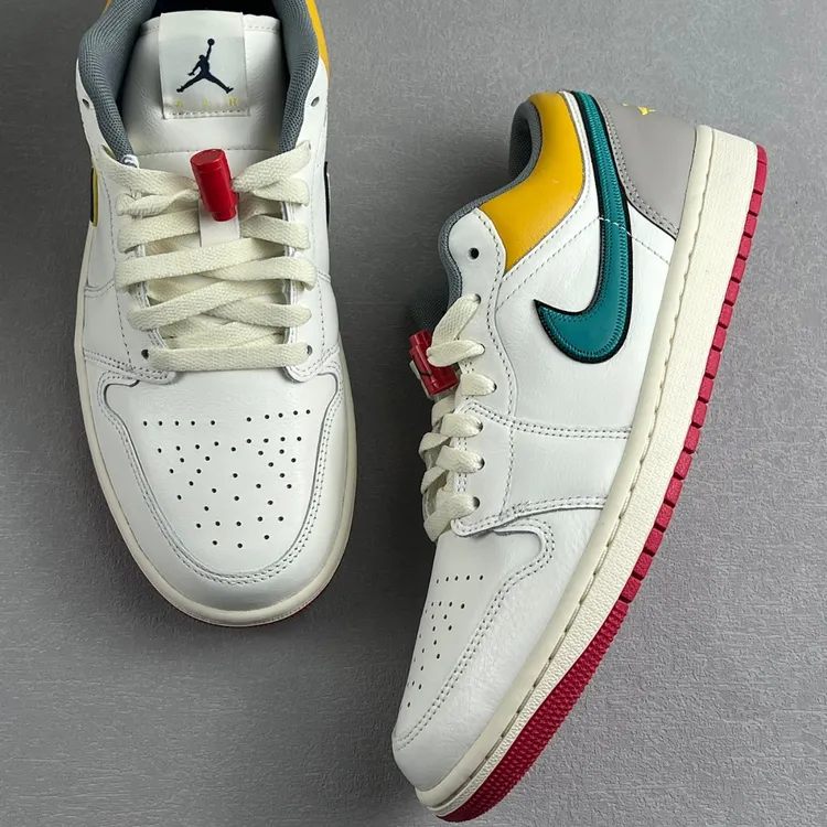 NIKE Jordan AJ1LOW0男款板鞋休闲运动低帮缓震舒适 HV4511-133