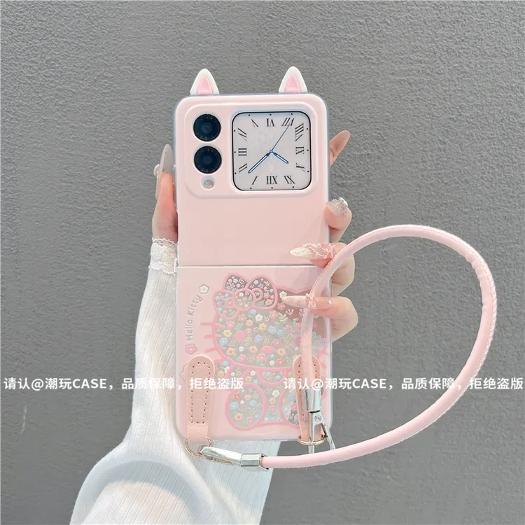 透明折叠壳适用华为荣耀/OPPO/VIVO/小米/三星华为novaflip手机壳