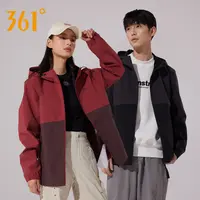 【文龙专属】4311-361°情侣梭织外套新款户外防风冲锋夹克连帽上衣