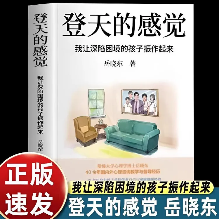 登天的感觉：我让深陷困境的孩子振作起来岳晓东心理学入门畅销书
