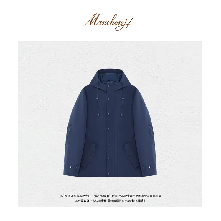Manchenh"家属~三重境"科技三防面料羽绒内胆（可拆卸）三穿外套