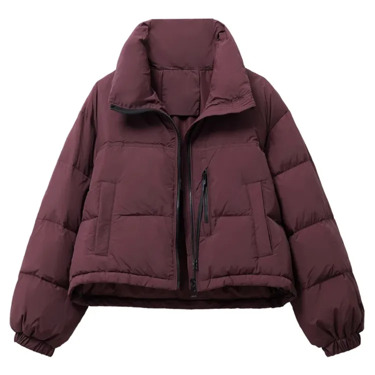 运补6-8【507】2025年秋冬新款显瘦棉服短款立领短款外套女