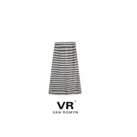 【VR莉娜】511190/2025 新款 秋冬 条纹 羊毛 半身裙