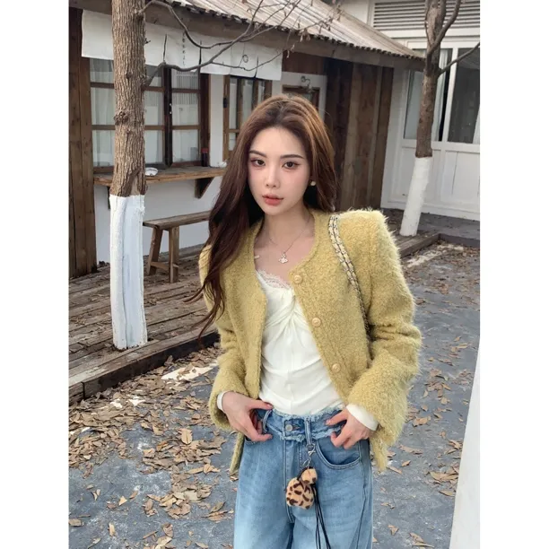 【赵小小&半香缇卡】9228 法式千金小香风短外套独特超好看减龄上衣