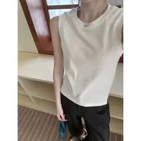 「女王背心」百搭夏季背心女无袖纯色打底衫外穿吊带上衣-5125