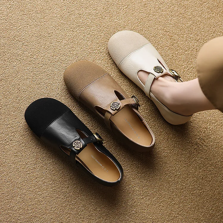 Z26【品牌上新】爆款单鞋女2025新软底豆豆鞋平底时尚百搭休闲鞋991