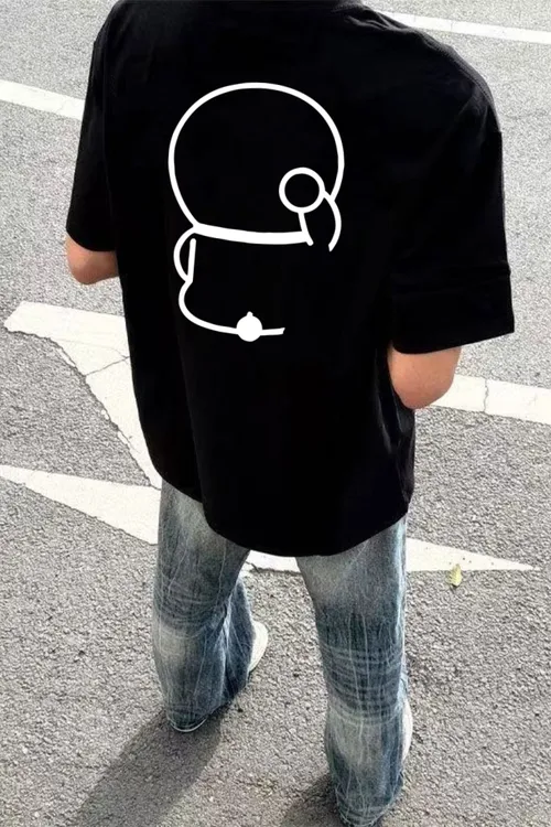 重磅纯棉260g潮牌街头重磅纯棉短袖T恤男款夏季小众休闲半袖上衣