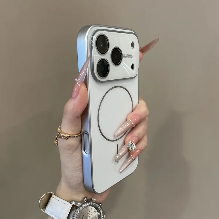 新款高级感磁吸全包镜头适用iPhone17pro手机壳16pm爆款15情侣14