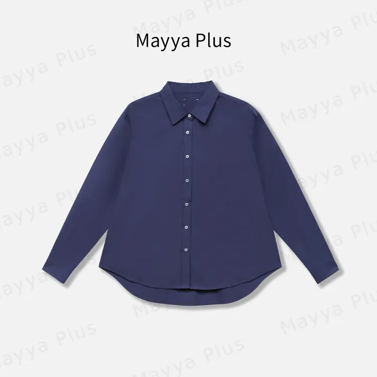 【风谷】Mayya Plus麦芽定制春秋季休闲纯棉Polo领衬衫上衣32536388