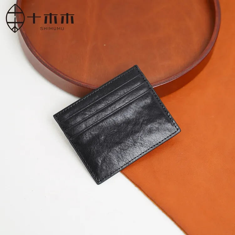 十木木水晶植鞣牛皮高品质便携简约多卡位超薄高颜值证件卡包卡套