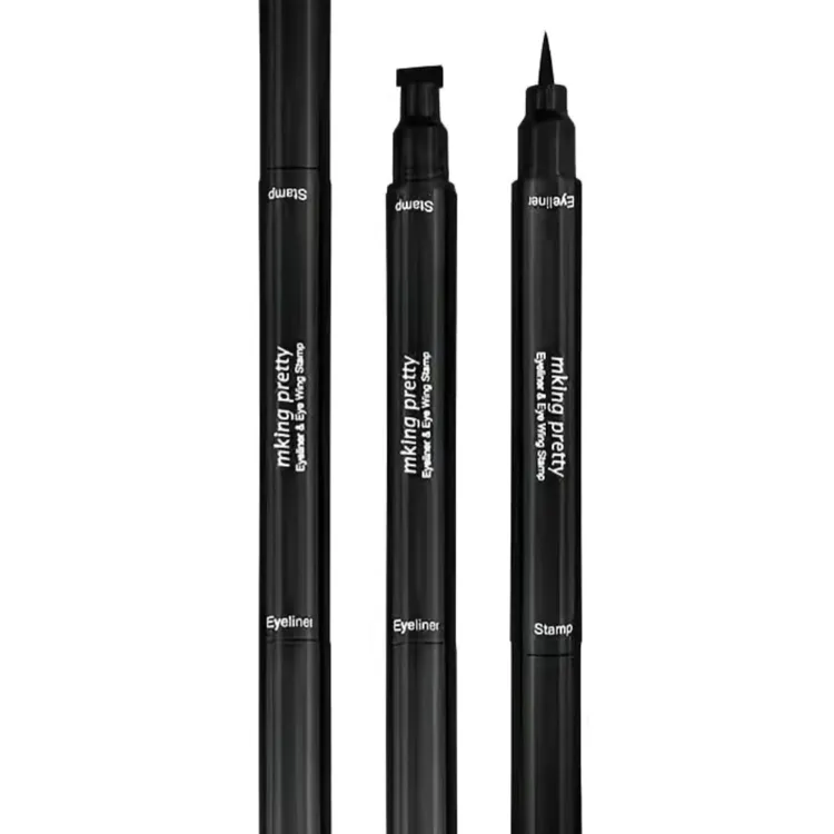 双头印章眼线笔防水防汗一笔成型速干不易晕染适合新手