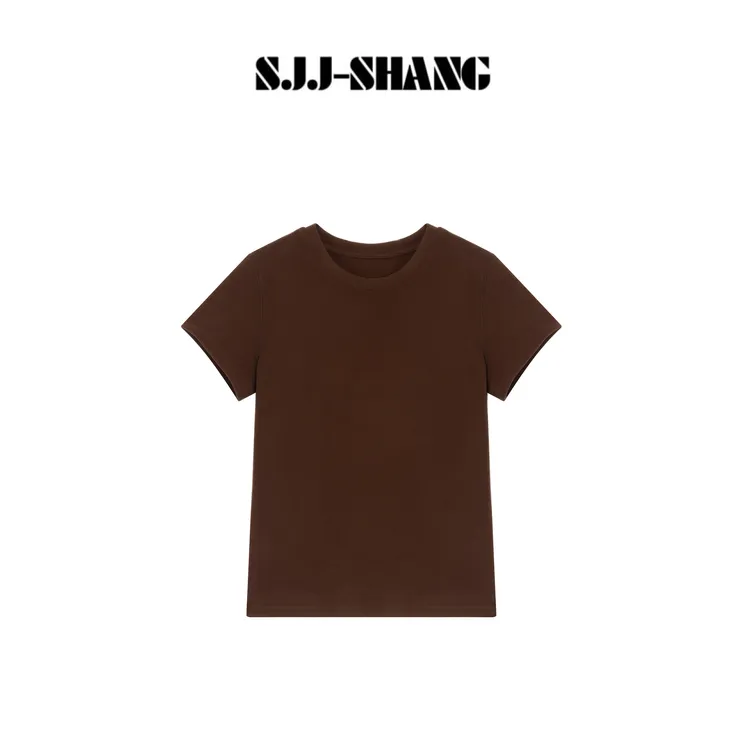 SJJ-SHANG【灵魂内搭】凯旋门双面磨毛纳米刺绣T恤 q135659p