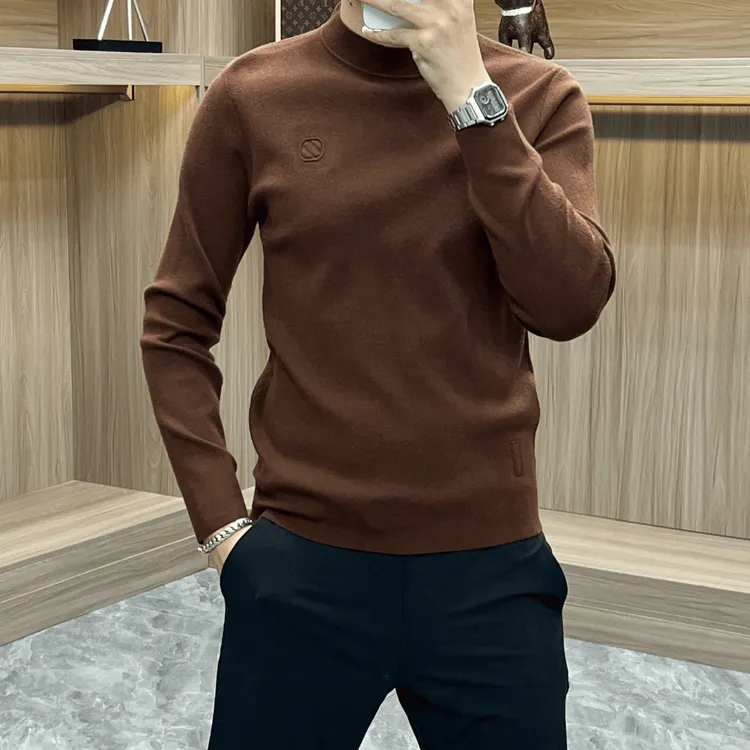 MALEASY/慕礼仕时尚简约男士爆款针织衫秋冬新款休闲百搭打底毛衣