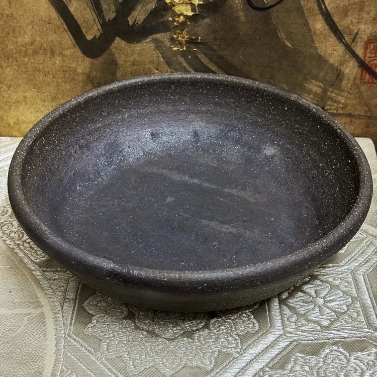 日本南蛮烧·柴烧·粗粝质感·侘寂古朴·中古·盘·钵·茶盘·果盘·壶承