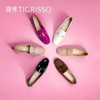 【绯闻女孩】蹀愫时尚真皮低跟软底开车鞋百搭乐福鞋TA54186-11