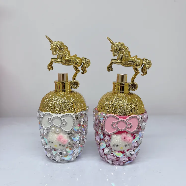 鎏金天马独角兽女士香水喷雾持久淡香清新留香网红爆款新款礼盒装