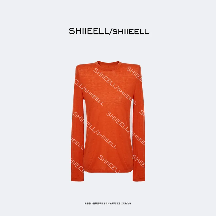 SHIIEELL【糯叽叽羊毛衫】新款百搭休闲圆领时尚气质长袖毛衫ZW092