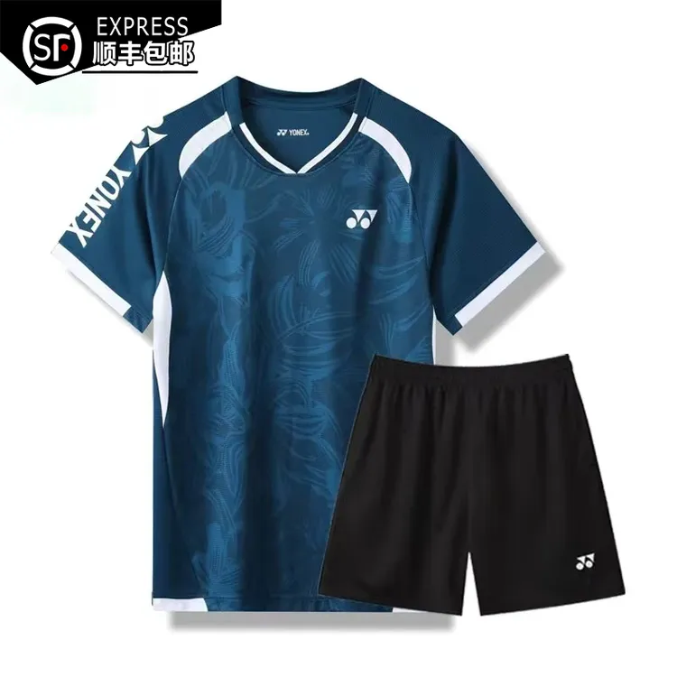 2026新爆款速干吸汗透气羽毛球服短袖男女专业级比赛训练运动装备